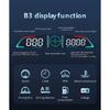 Smart Digital Meter HUD B3 Obd2 Display Multifunction Speedometer Tachometer RPM Water Temp Volt Fuel Consumption Security Alarm
