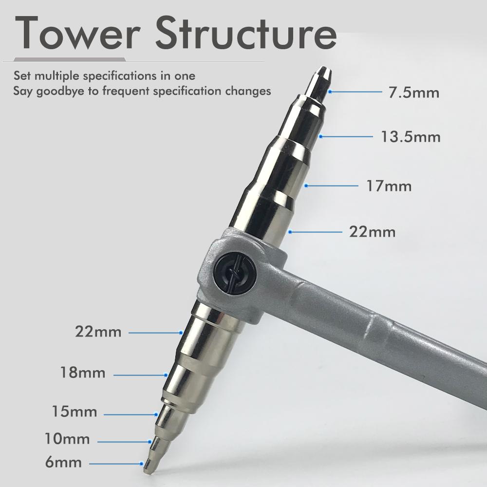 6-22mm Copper Pipe Tube Expander Aluminum Tubing Cutter Universal Manual Refrigeration Air Conditioner Manual Repair Tools