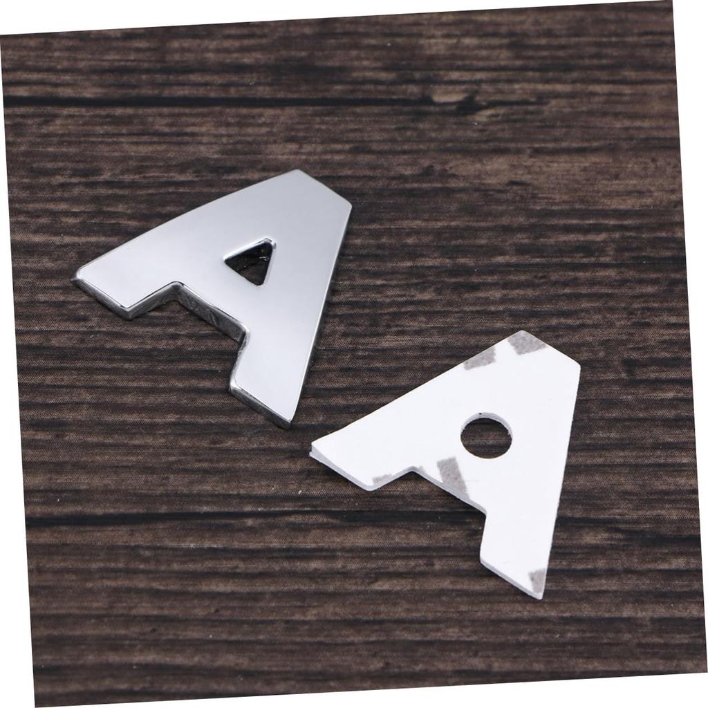 Totority Metallic Alphabet Stickers for Car Slings, Waterproof, No Remains,