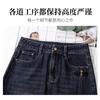 Women's High Waist Denim Midi Side Button Split Slim Casual Daily Vintage Jean Skirt