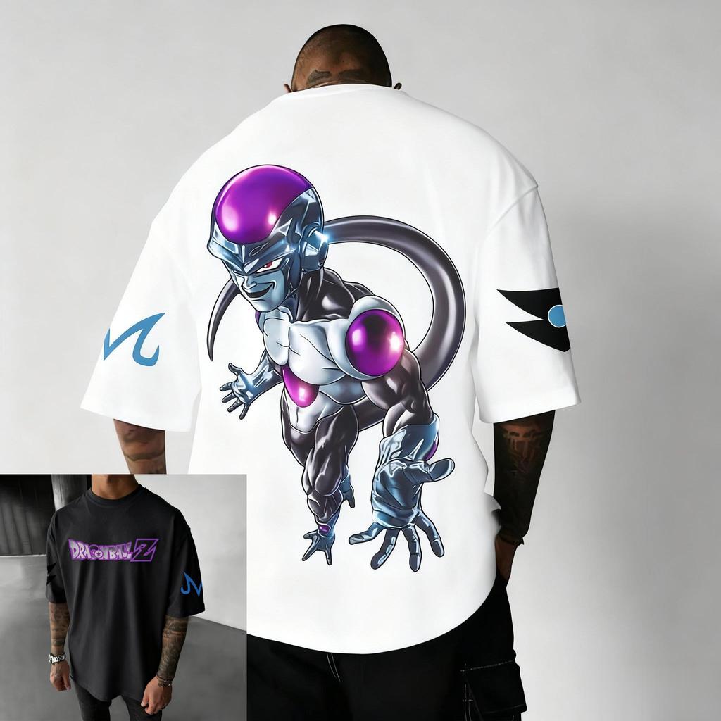 Anime Dragon Ball Frieza Printed T-shirt Men's and Women's Short Sleeve 2026 Summer New Fashion Pattern T-shirt Casual Top