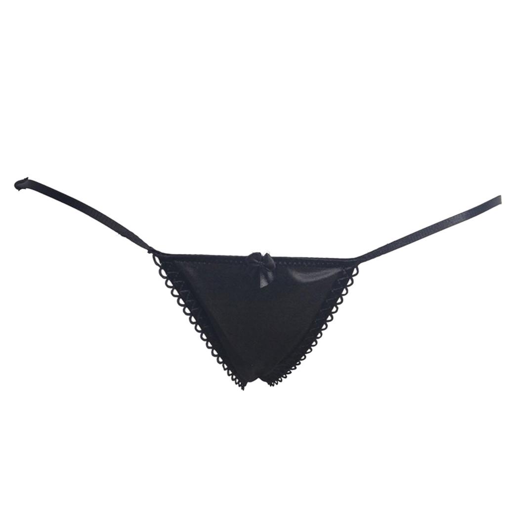 Sexy Low Waist Temptation Panties Women Underwear Bowknot Sexy Thong Briefs Lingerie Female Underpants Gstring Temptation T-back