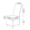 Milk Silk Curtain Lace Skirt Chair Cover High-End Universal Dust-Proof Chair Cover