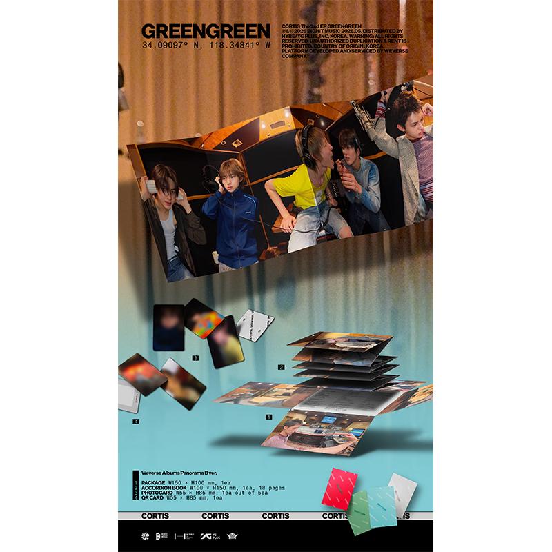 [Vorbestellung] CORTIS – 2. Mini-Album [GREENGREEN] Weverse Albums Ver. (Online-Vorteil)