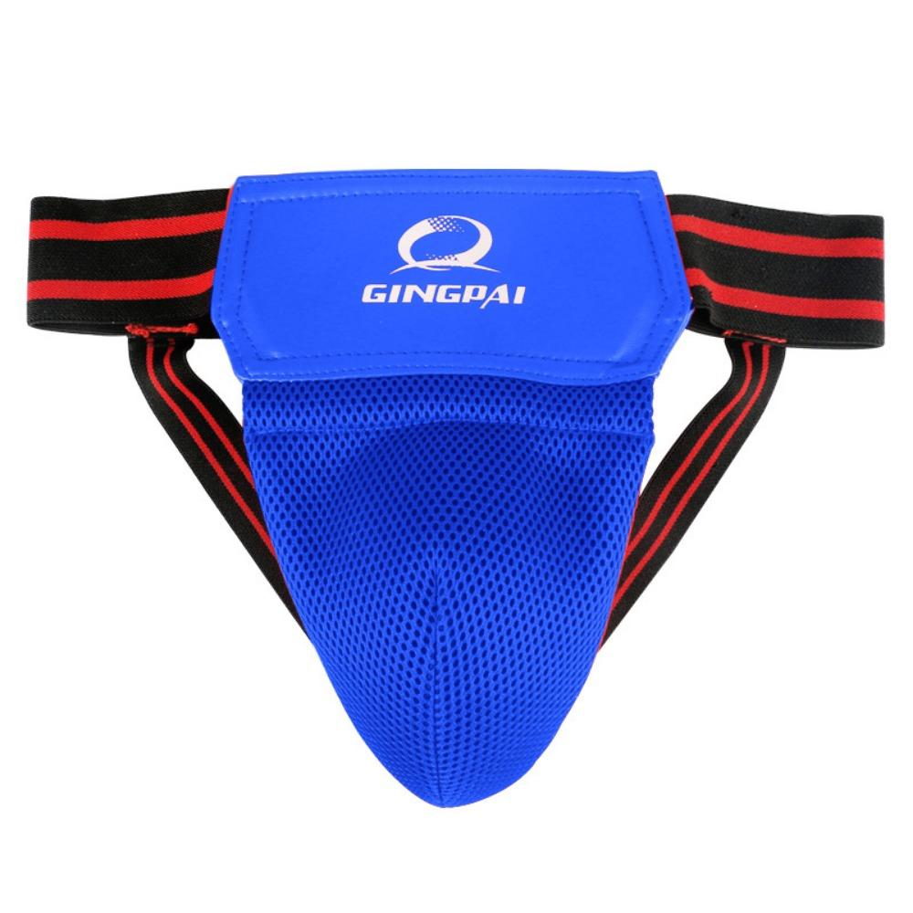 

Groin Guard Groin Protector Cup Adjustable Boxing Protection Jockstrap Karate Sanda синий