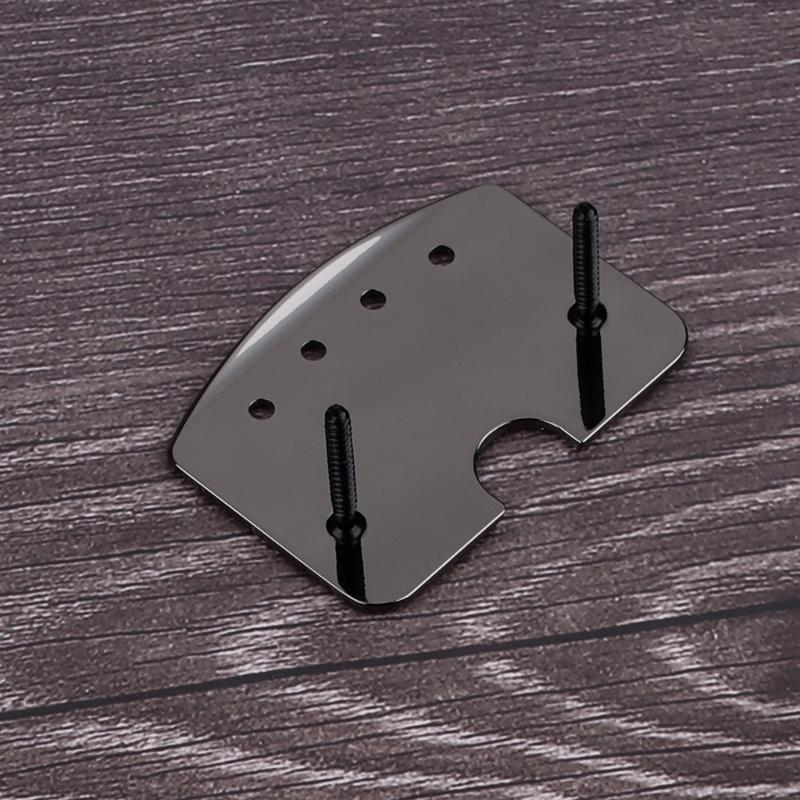 4 String Box Guitar Tailpiece Replacement Instrument Accessory Guitar Tailpiece Metal Box Guitar Tailpiece
