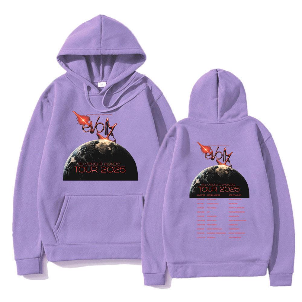 Rapper Veigh EVOM Tour 2025 Hoodie New Fashion Men/women Hoodies Harajuku Winter Clothes Pullover Sweatshirt Vintage