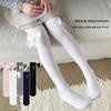 Princess Style Girls' Long Fan-Shape Socks for Spring & Autumn - Combed Cotton Summer Socks for Babies & Children
