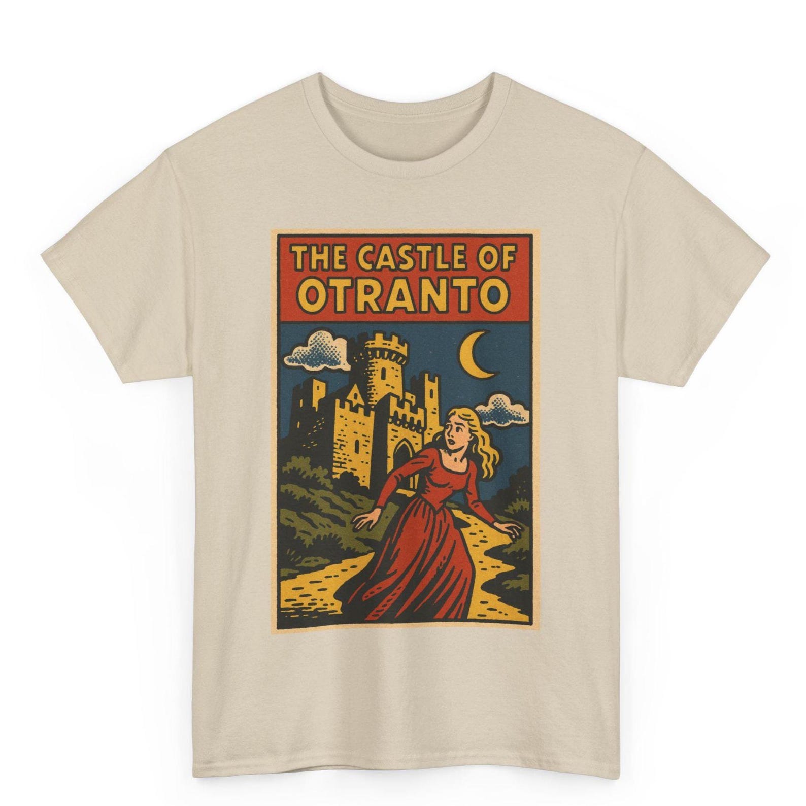 Castle of Otranto T-Shirt: Retro Comic Gothic Novel Tee S