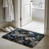 DDisco EElysium Video Game Floor Mat Soft Flannel Absorbent Mat Non-Slip Rug Home Bedroom Bathroom