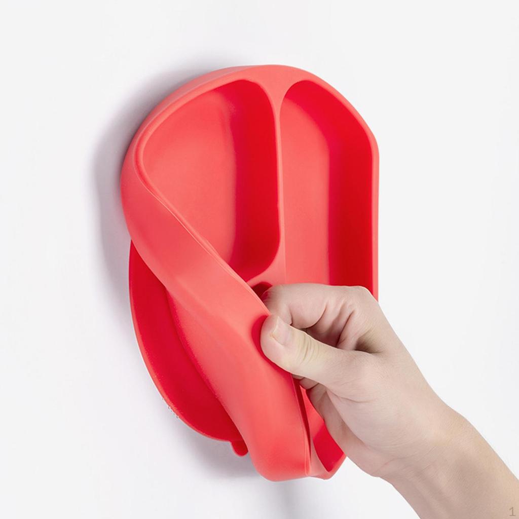 Suction , Toddler Divided Plate, Dishwasher and Microwave