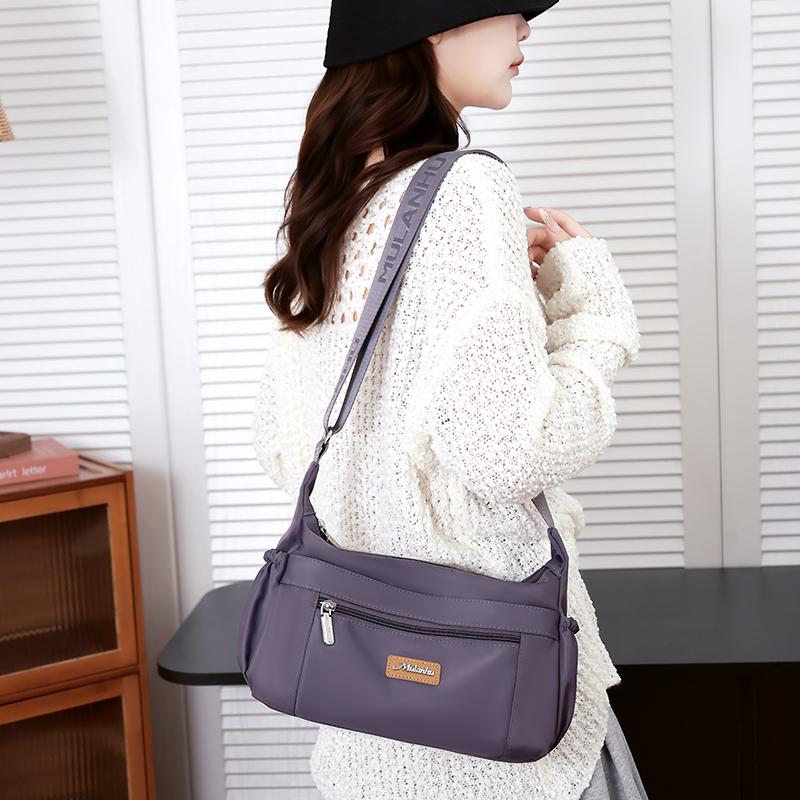 Women's Bag Large-capacity Commuter Bag Multi-layer One-shoulder Sling Dumpling Bag