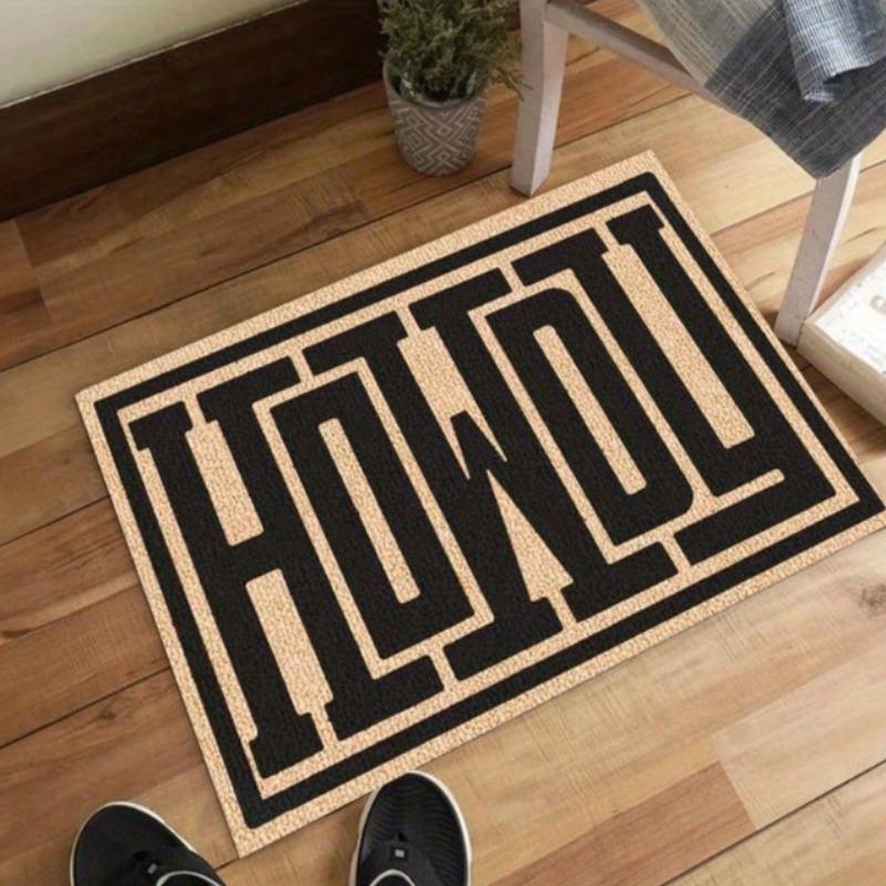 Textilien Unisex Howdy Doormat Western Door Mat Housewarming Gift Welcome Mat Texas Doormat Cowboy Doormat Farmhouse Home Decoration Rugs