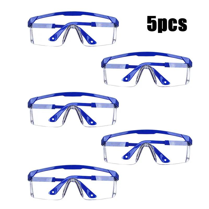 5PCS Cycling Glasses for Men Women Anti-Splash Eye Protection Work Safety Goggle Outdoor Sunglasses Bike Glasses Windproof