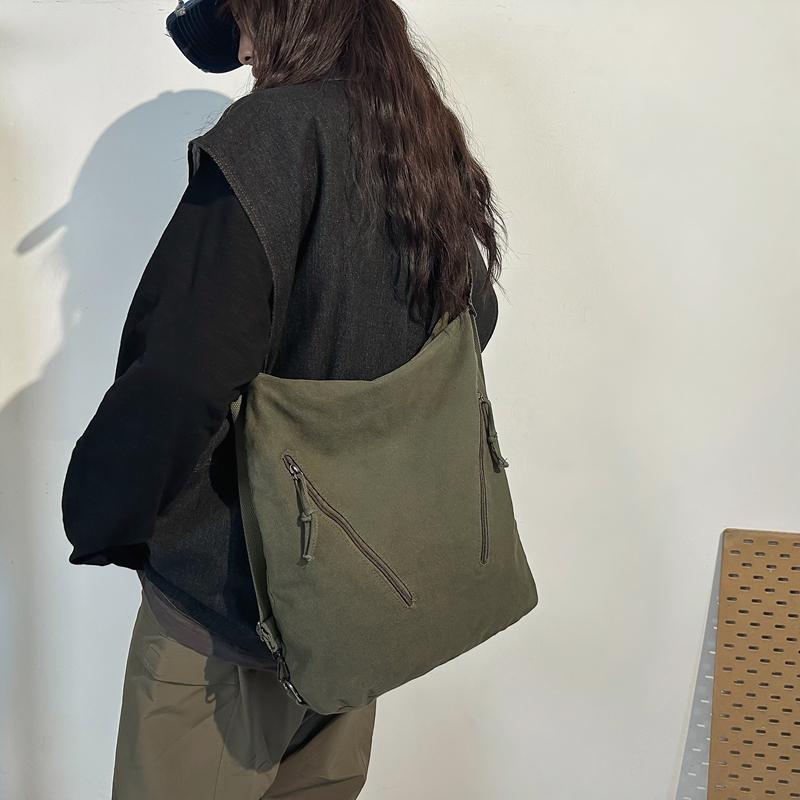 Large Capacity Canvas Simplicity Light Student University Bag Design Practical Versatile Travel Bags Shoulder