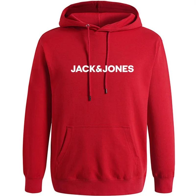 Fashion Hoody Funny Letter Jack Printed Casual Brand Men's Hoodies Sweatshirts Hip Hop Streetwear Plus Fleece Elastic Pullover