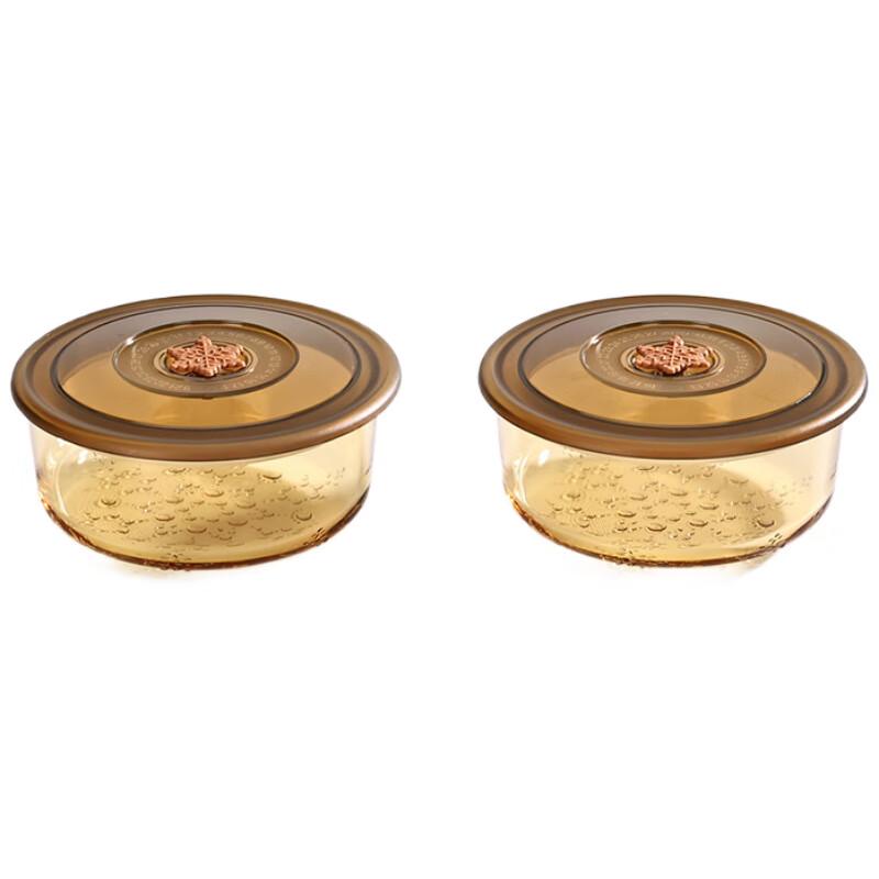 Gao Tai Bai Round Ruyi 6-inch Glass Food Storage Bowl Set