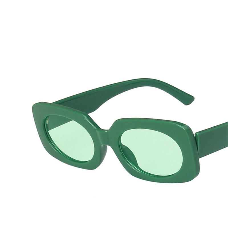 New Yellow Rectangle Sunglasses Women Ins Style Sun Glasses Male Female Brand Designer Candy Colors Small Square Oculos De Sol