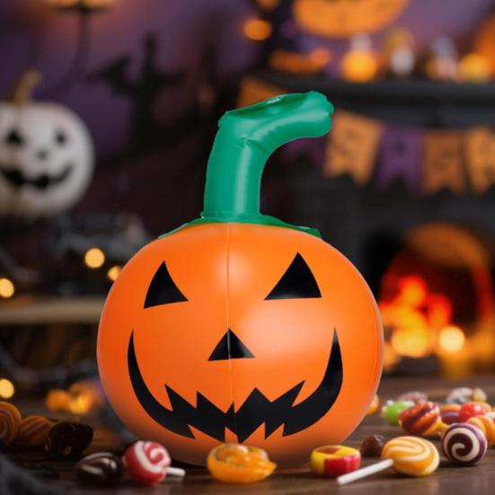 Halloween Inflatable Pumpkin Giant Lighted Blow Up Pumpkin Lantern for Archway Yard Lawn Indoor Outdoor Home Party Decor