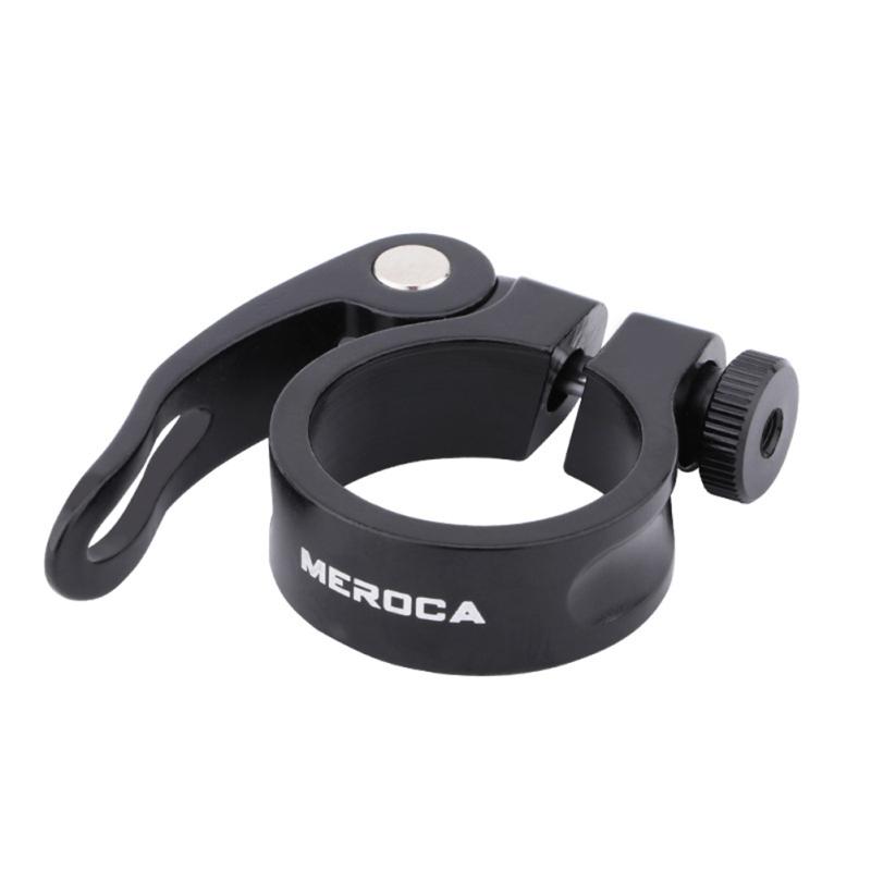 Abrazadera de poste de sillín de liberación rápida para bicicleta, abrazadera de bloqueo de tubo de sillín de aleación de aluminio, poste de bicicleta de carretera