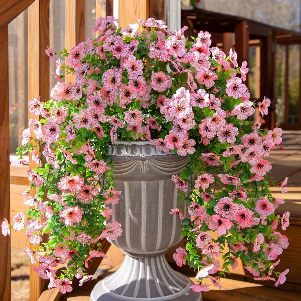 Outdoor Floral Arrangements All-weather Artificial Flowers Realistic Hanging Flowers for Wedding Party Decor Uv for Indoor