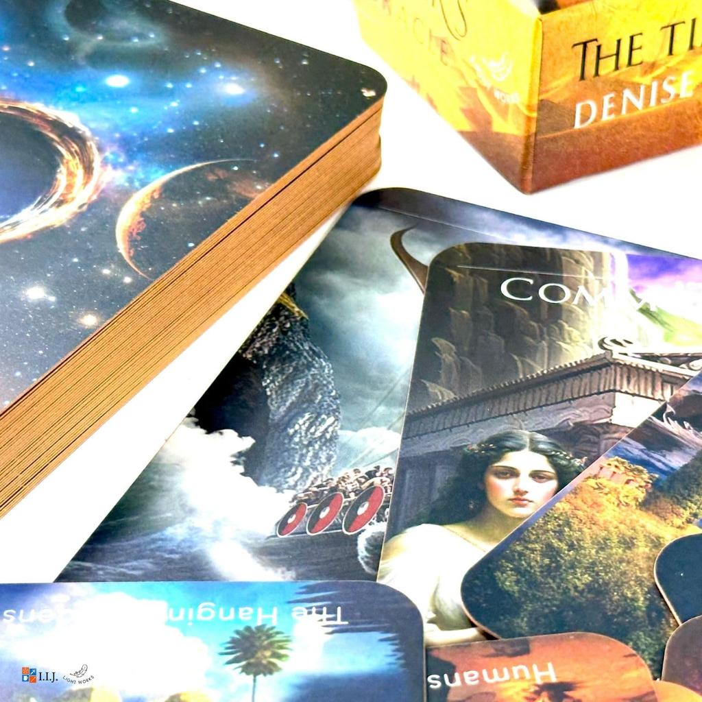 Oracle Cards Time Oracle First Edition Japanese Version Affirmation Fortune Telling with Japanese Instruction Manual I.I.J Traveler's