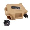 Water Container 12L Large Capacity Drinking Water Storage Bucket with Valve for Camping Khaki