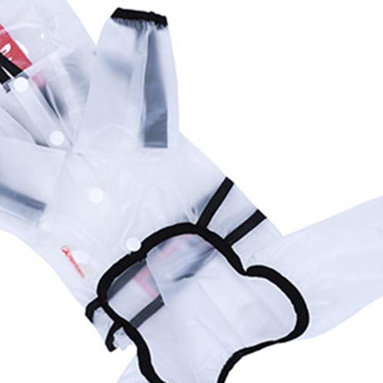 Pláštěnka pro mazlíčky Čtyřnohá Vodotěsná Průhledná Pláštěnka pro mazlíčky pro deštivý den