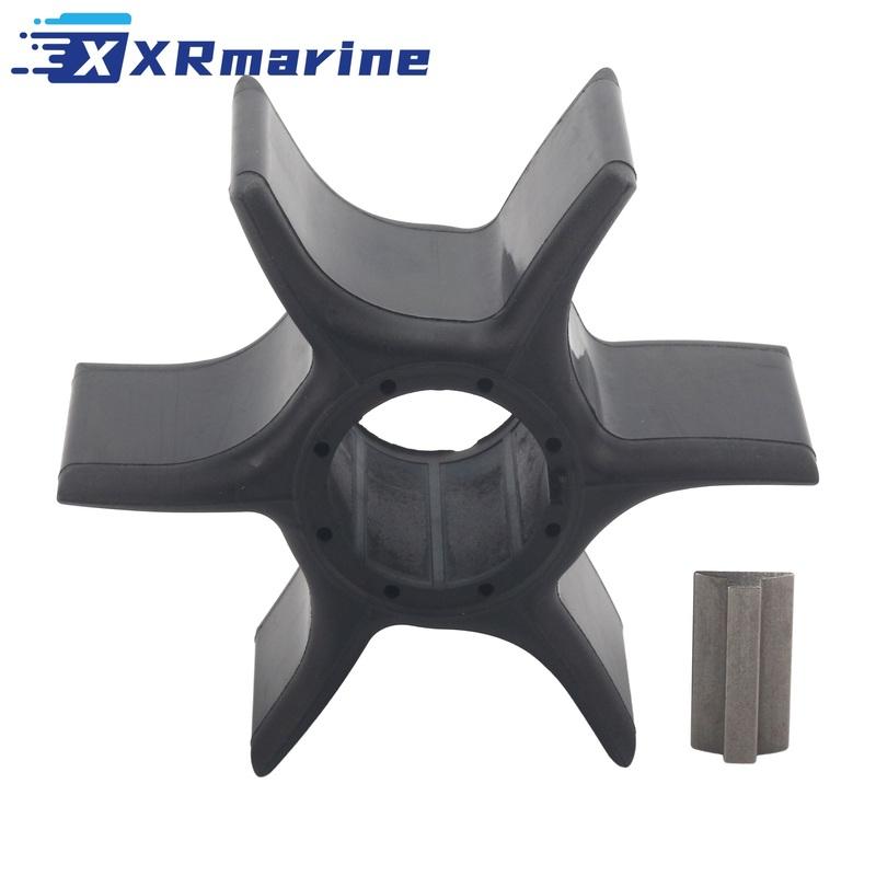 

Water Pump Impeller & Key 6GR-44352-00 for Yamaha XF 425 HP XF 450 HP Outboard чёрный