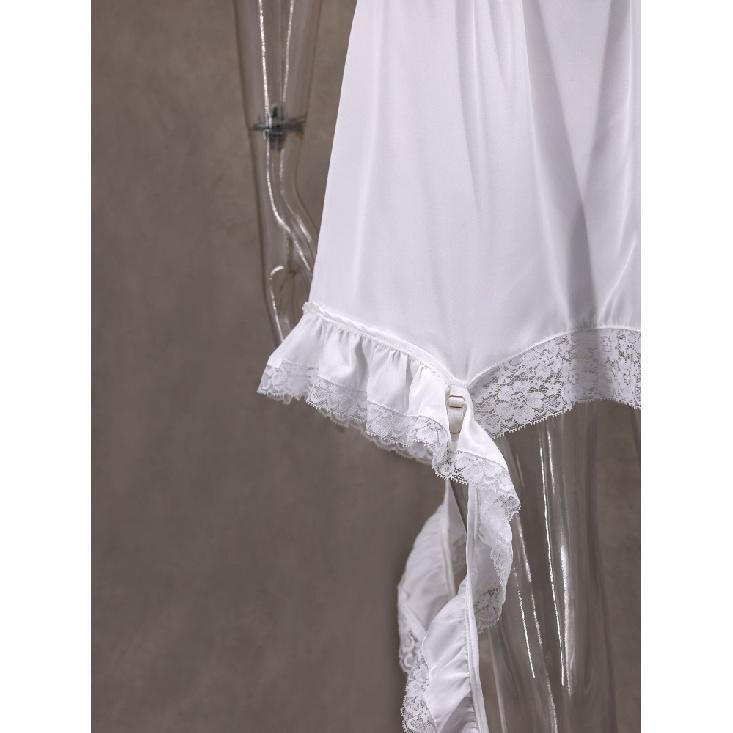 Fustă Albă Nouă din Dantelă Dantelă Florală High Street Fustă Midi Asimetrică Talie Înaltă Elegantă Fustă Mini de Damă Îmbrăcăminte Femei