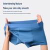 Qiansi Niao Men's Seamless Mulberry Silk Boxer Briefs