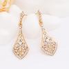 European and American New Rhinestone Earrings, Earrings, Bridal Wedding Accessories, Alloy Earrings, Earrings for Women