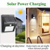 IP45 Waterproof Solar Outdoor Lights Motion Sensor Security Lamp 3 Lighting Modes for Garden Fence Garage Yard Path