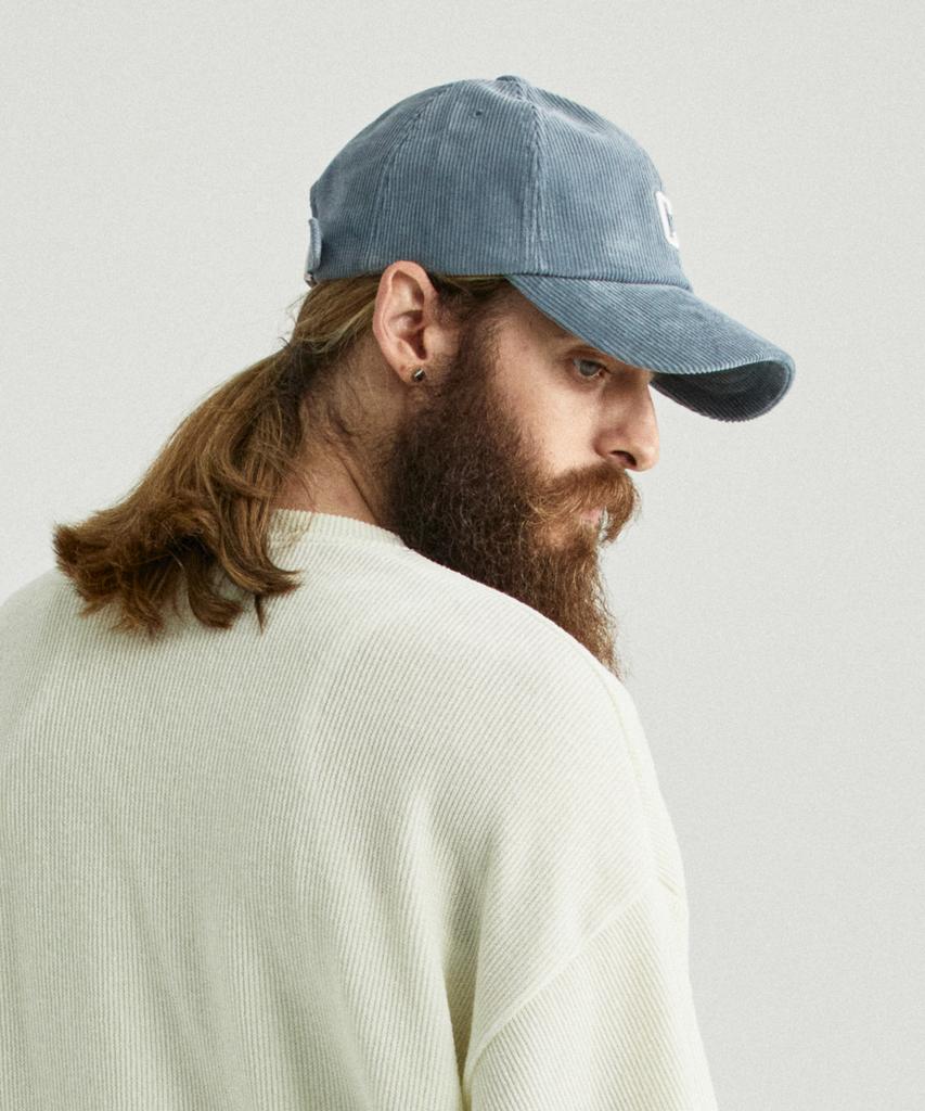 CARGOBROS Cb Corduroy Logo Ball Cap (Light Blue)
