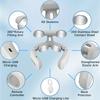 Portable Neck & Shoulder Massager with Deep Tissue Kneading, 4 Modes & 16 Intensity Levels, USB Rechargeable