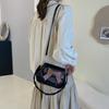 Women's Solid Bowknot Pleated Crossbody Bag - New 2023 Retro Fashion with Twist Strap
