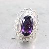 Amethyst 'Heaven' Silver Ring