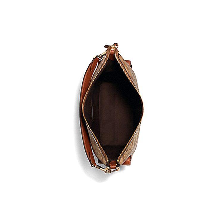 COACH Leather With Coated Canvas Bucket Bag, Crossbody Bag, Shoulder Bag, Handbag Large Women's Khaki C1523-IMS5U