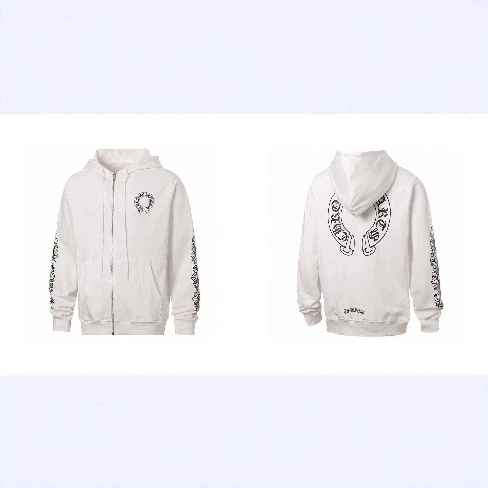 

Модний худі на блискавці з принтом Санскритського Хреста, хромований M