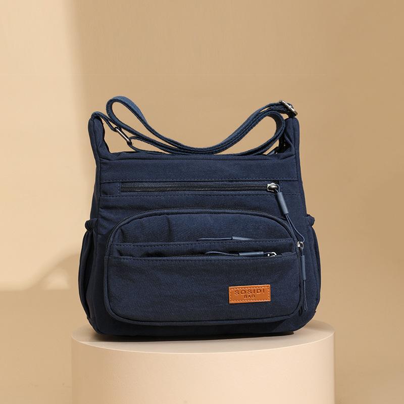 Multi-functional Travel Crossbody Bag Multi-layer Mother Bag Women's Commuter Shoulder Bag