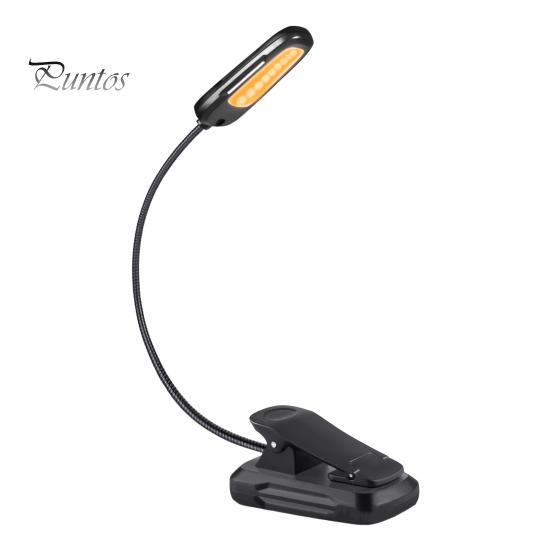 

Светодиодная лампа для чтения книг с регулируемой шеей, плавной регулировкой яркости, защитой глаз, перезаряжаемая через USB, светодиодная лампа для чтения книг чёрный