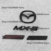 Pegatina Negra para Maletero de Coche ABS Accesorios Para MX-5 Emblema Letras Estilo de Coche Emblema de Maletero