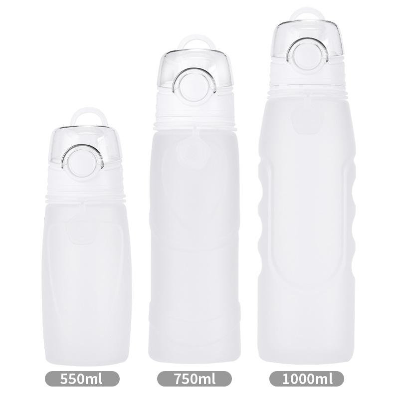 Sportovní konvice Skládací silikonový kelímek Venkovní přenosný Cestování na kole Odolný vůči teplu Kelímek na vodu Dárek