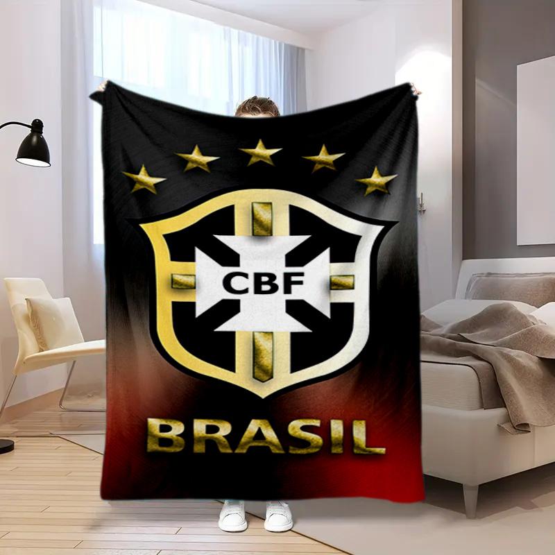 

1PC Football pattern blanket, all season lightweight home office outdoor nap multifunctional blanket 80cm x 120cm