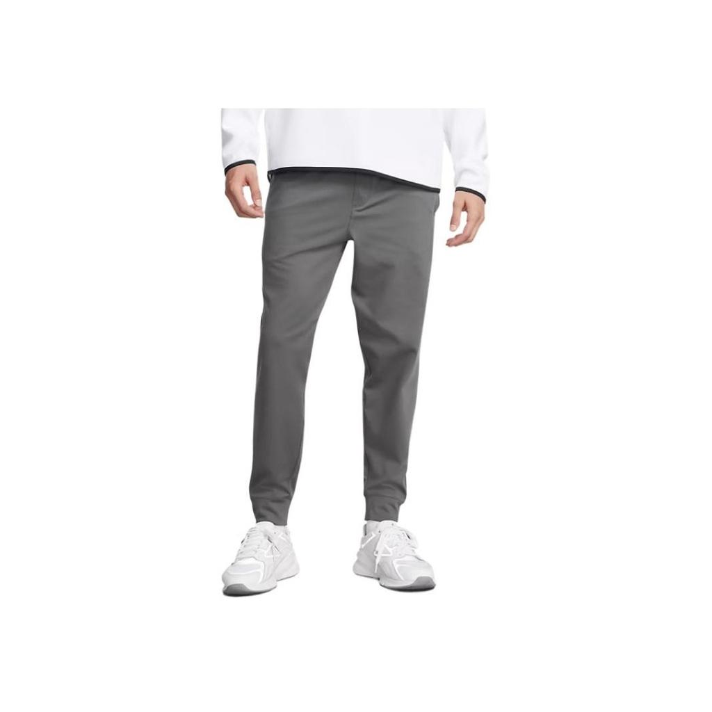 Under Armour Meridian Comfortable Fashionable Fitted Versatile Sports Long Pants Men Bottoms Gray 1386978-025