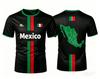 2026 Mexiko Fußball T-Shirts Sommer Mode Kurzarm Mexiko Flagge 3D Gedruckte T-Shirts Lässige Lockere Herren Oberteile Kinderkleidung