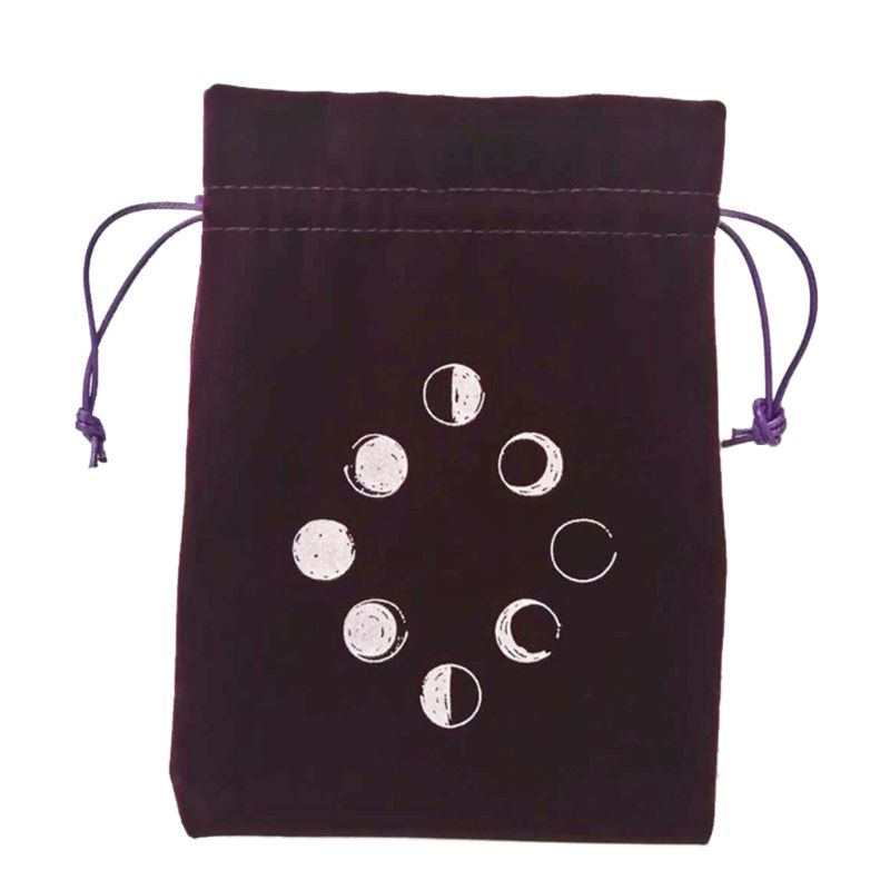 Velvet Tarots Storage Bag Moon Phase 