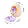 New Creativity Parrot Eggshell Toy Multi-functional Feeding Bowl Boredom Gnawing Biting Self Entertaining Bird Toy Birdcage Deco