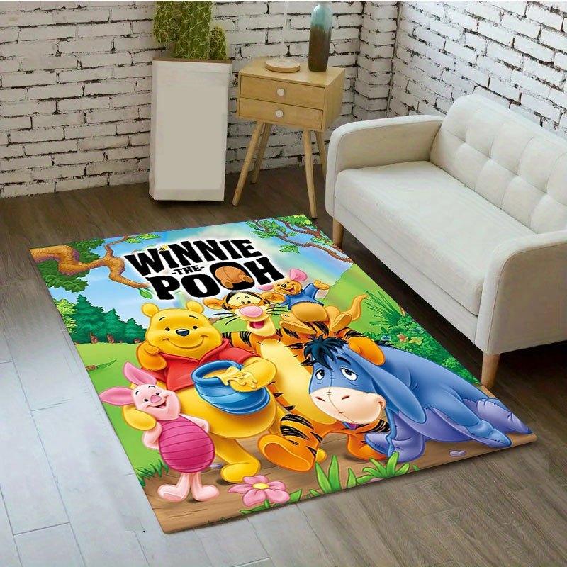 1pc Winnie the Pooh Pattern Carpet Area Rug Non Slip Carpet Hand Washable Floor Mat Suitable For Living Room Bedroom Home Decor Room Decor