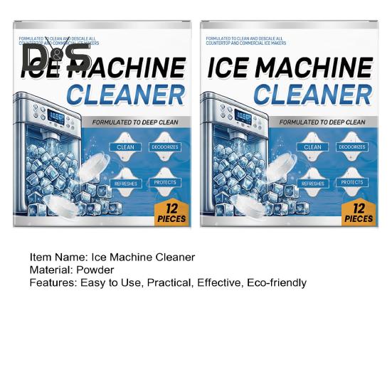Reinigungstabletten für Eismaschinenreiniger, umweltfreundlich, sicher in der Anwendung, leistungsstark, effektiv, universeller Reiniger für Eismaschinen, Entkalker
